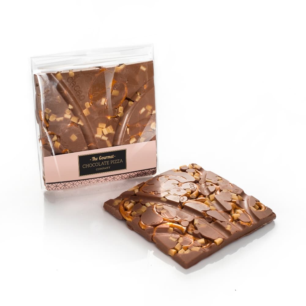 Smooth Vanilla Fudge and Salted Pretzels are combined into our delicious milk chocolate for this one.